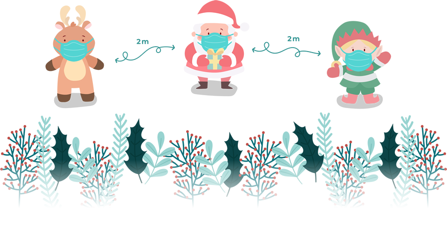 Pai Natal de máscara