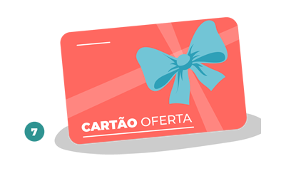 Cartões oferta